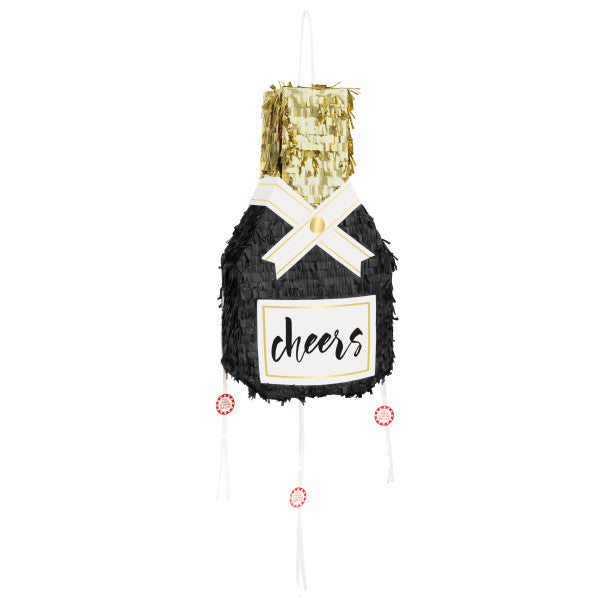 Champagne Bottle Pop-Out Pinata