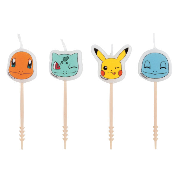 Pokemon Pick Birthday Candles, 4ct