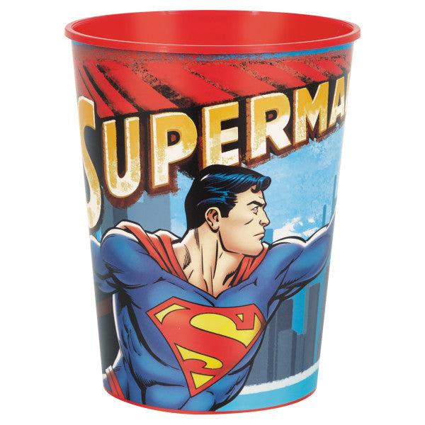 Superman 16oz Plastic Stadium Cup