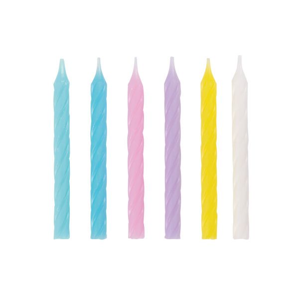 Birthday Candles - Assorted Colors, 24ct