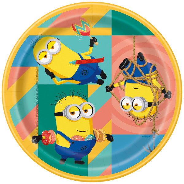 Despicable Me Round 7" Dessert Plates, 8ct