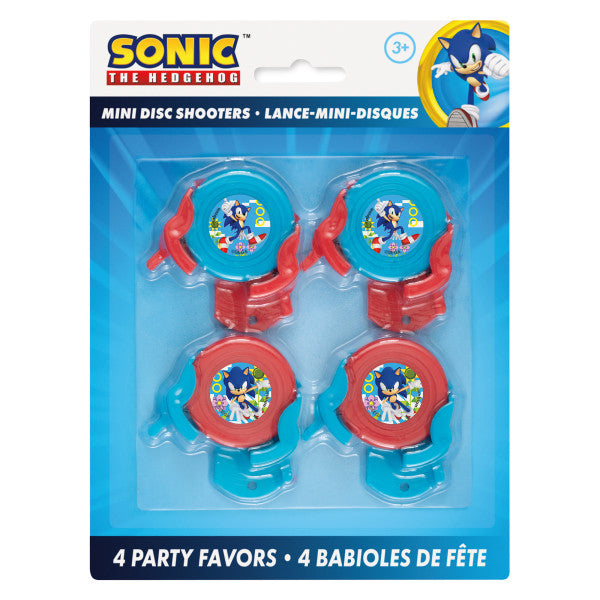 Sonic the Hedgehog Disc Launcher Favors, 4ct