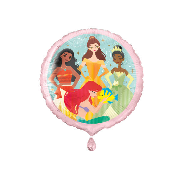 Disney Princess Round Foil Balloon 18", Packaged