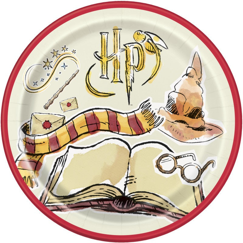 Harry Potter Round 9" Dinner Plates, 8ct