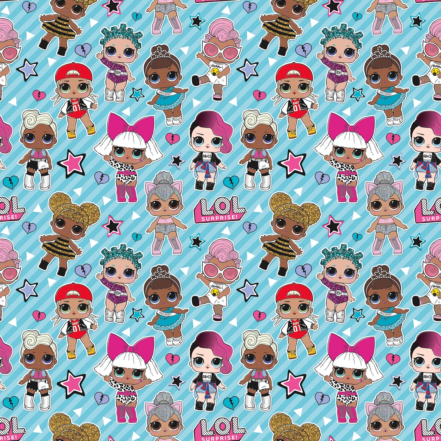 LOL Surprise Gift Wrap, 30" x 5 ft