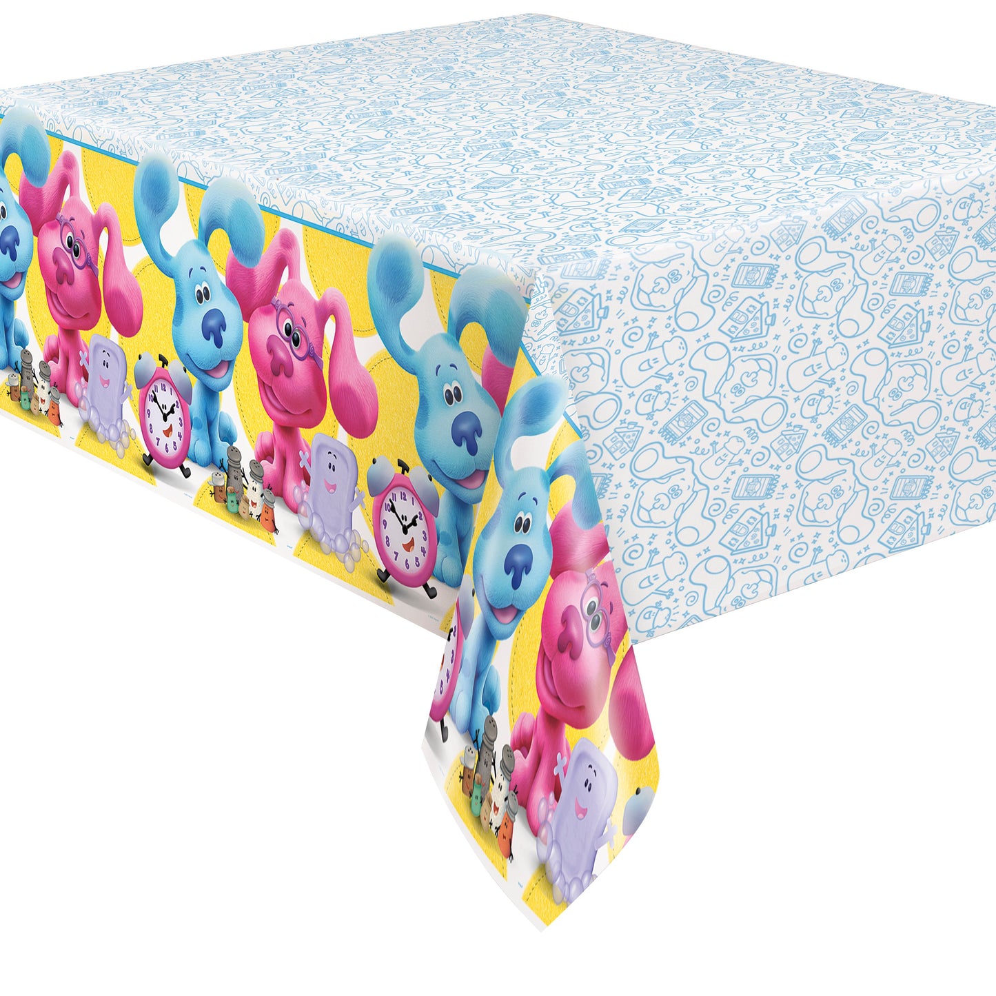Blue's Clues Rectangular Plastic Table Cover, 54" x 84"