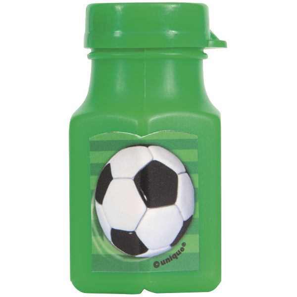 Soccer Party Mini Bubble Bottles, 4ct