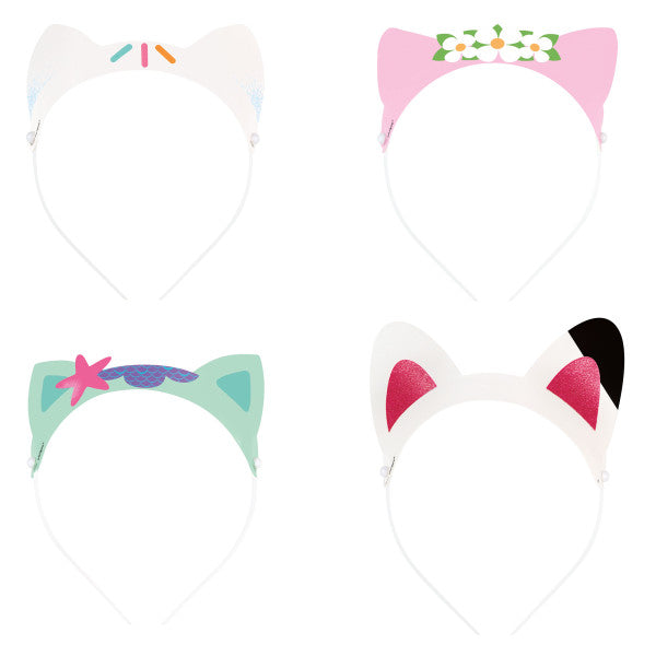 Gabby's Dollhouse Glitter Paper Headbands, 4ct