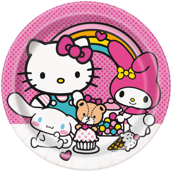 Hello Kitty & Friends Round 9" Dinner Plates, 8ct