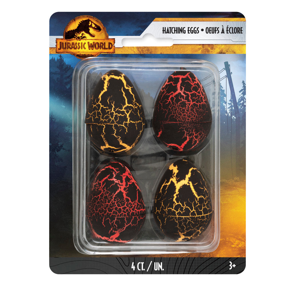 Jurassic World 3 Grow a Dinosaur Egg, 4ct