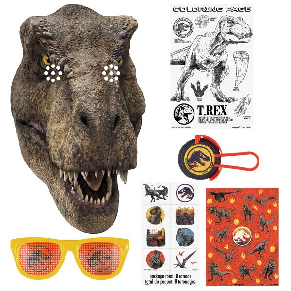 Jurassic World 3 Favor Pack, 48pc