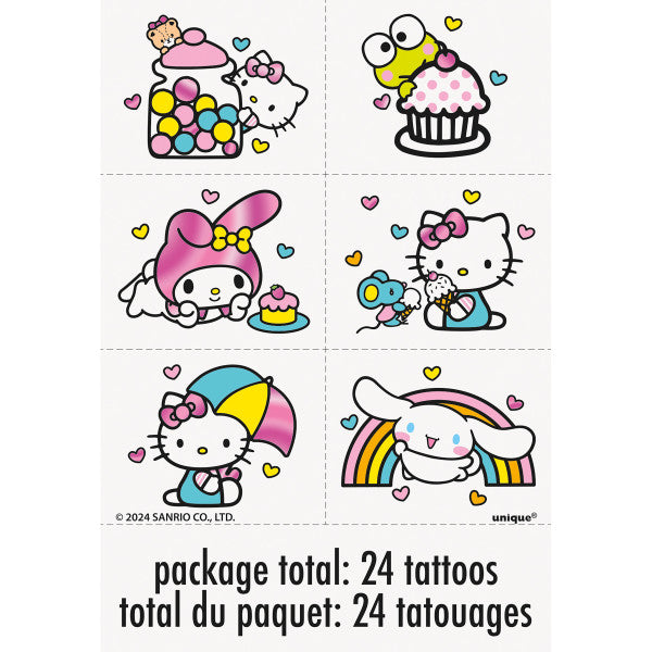 Hello Kitty and Friends Foil Tattoos, 24ct