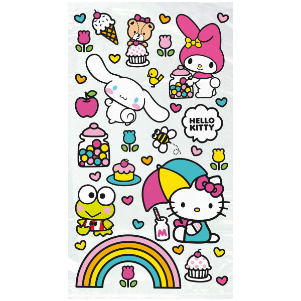 Hello Kitty and Friends Cellophane Bags 5" x 9", 16ct