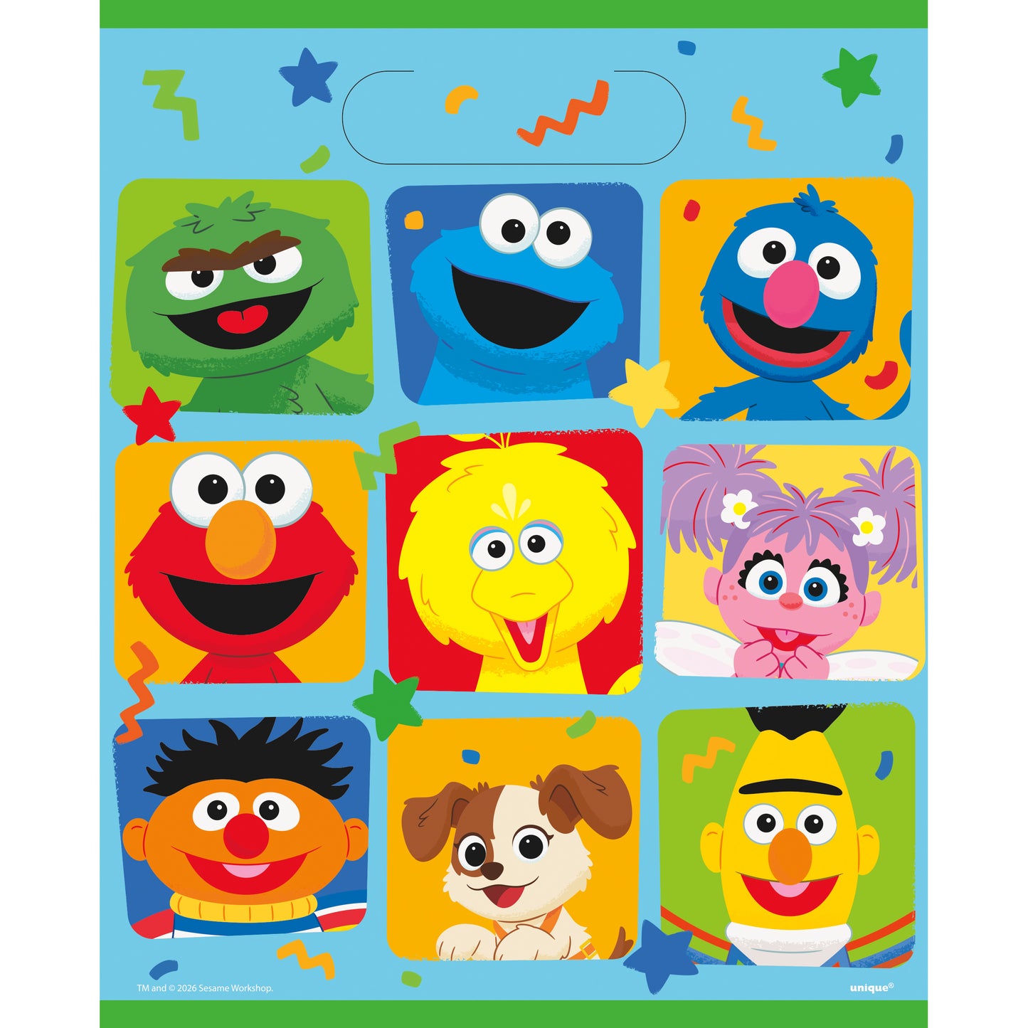 Sesame Street Loot Bags, 8ct