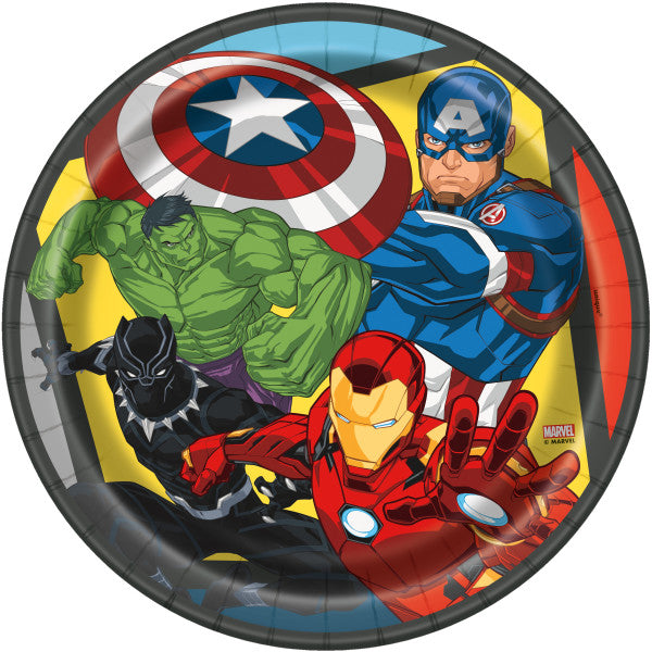 Avengers Round 9" Dinner Plates, 8ct (12)