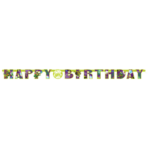 TMNT Mutant Mayhem "Happy Birthday" Jointed Banner