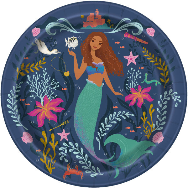 Disney The Little Mermaid Round 9" Dinner Plates, 8ct