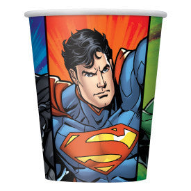 Justice League 9oz Paper Cups, 8ct