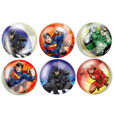 Justice League Bounce Balls, 6ct
