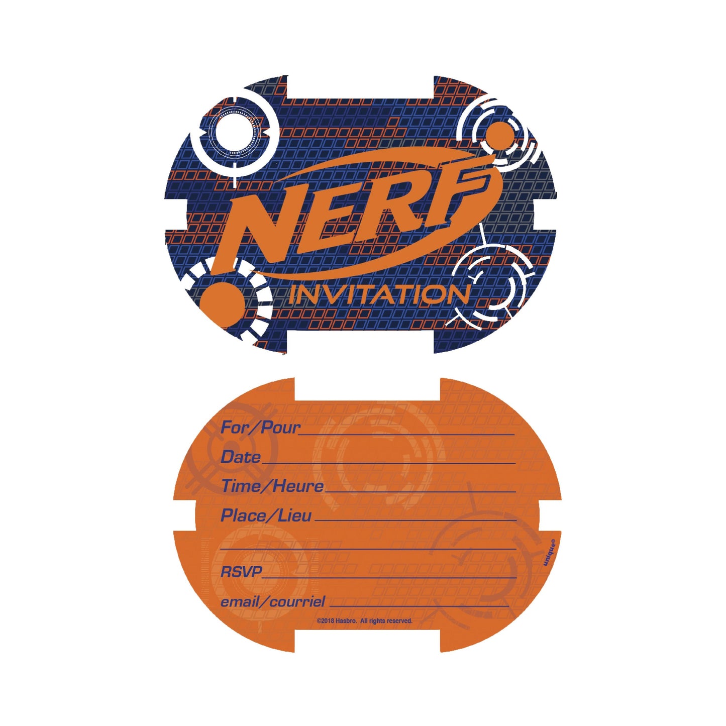 Nerf Invitations, 8ct