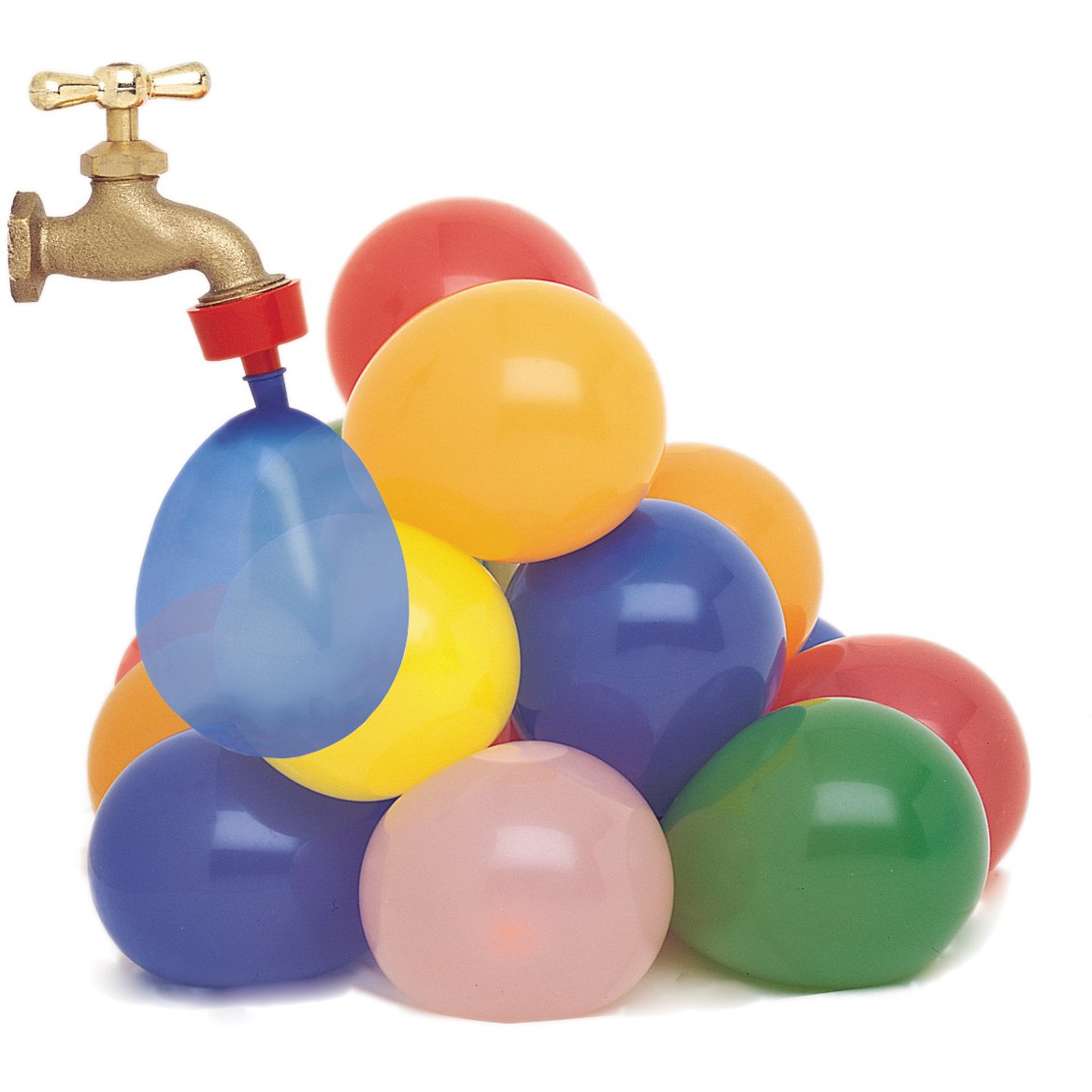 Water Bomb Balloons with Nozzle, 200ct