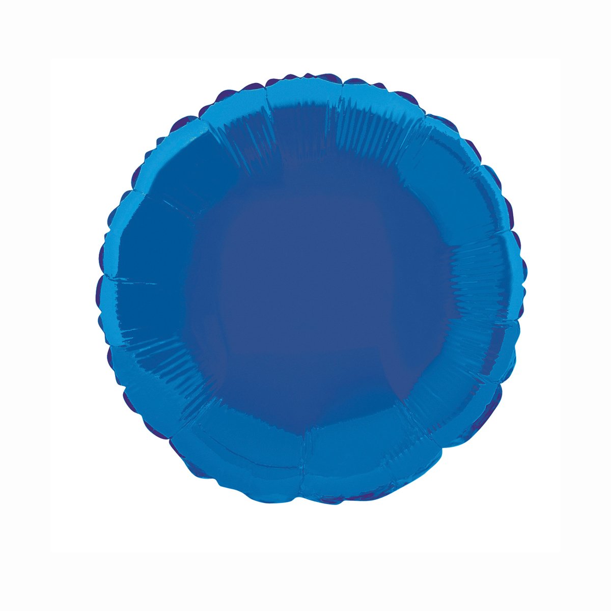 Royal Blue Solid Round Foil Balloon 18", Bulk