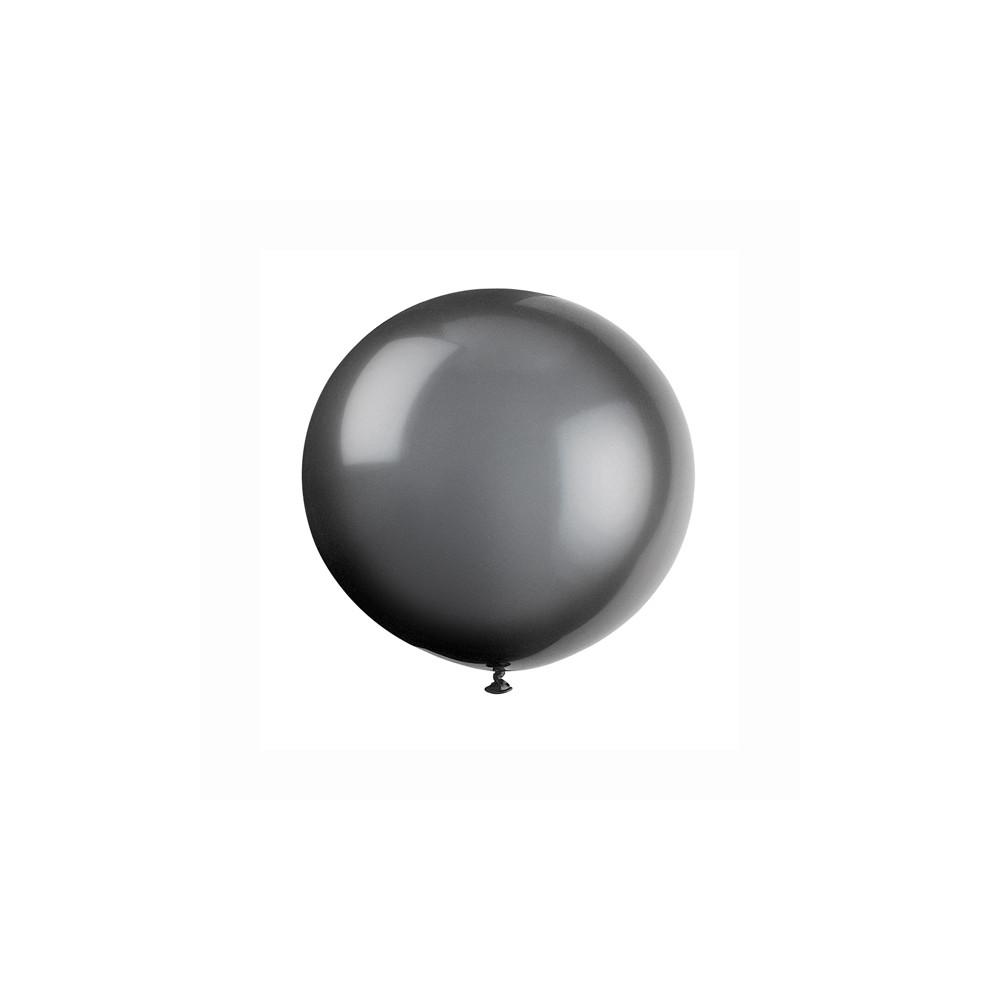 36" Latex Balloons, 6ct - Phantom Black