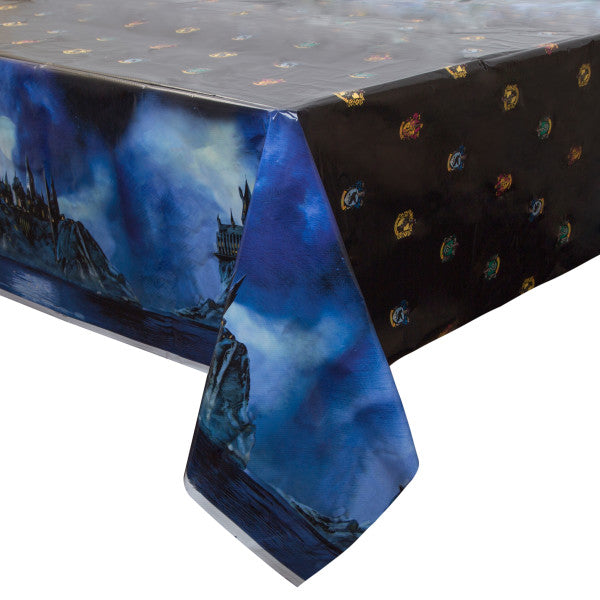 Harry Potter Rectangular Plastic Table Cover, 54" x 84" - Special Fold