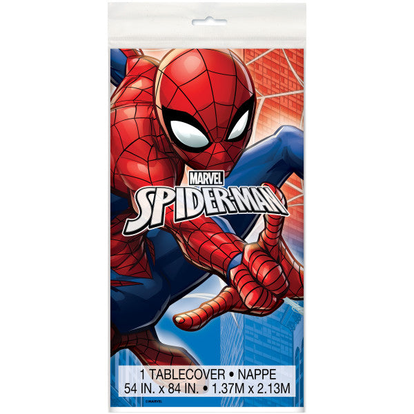 Spider-Man Rectangular Plastic Table Cover, 54" x 84"