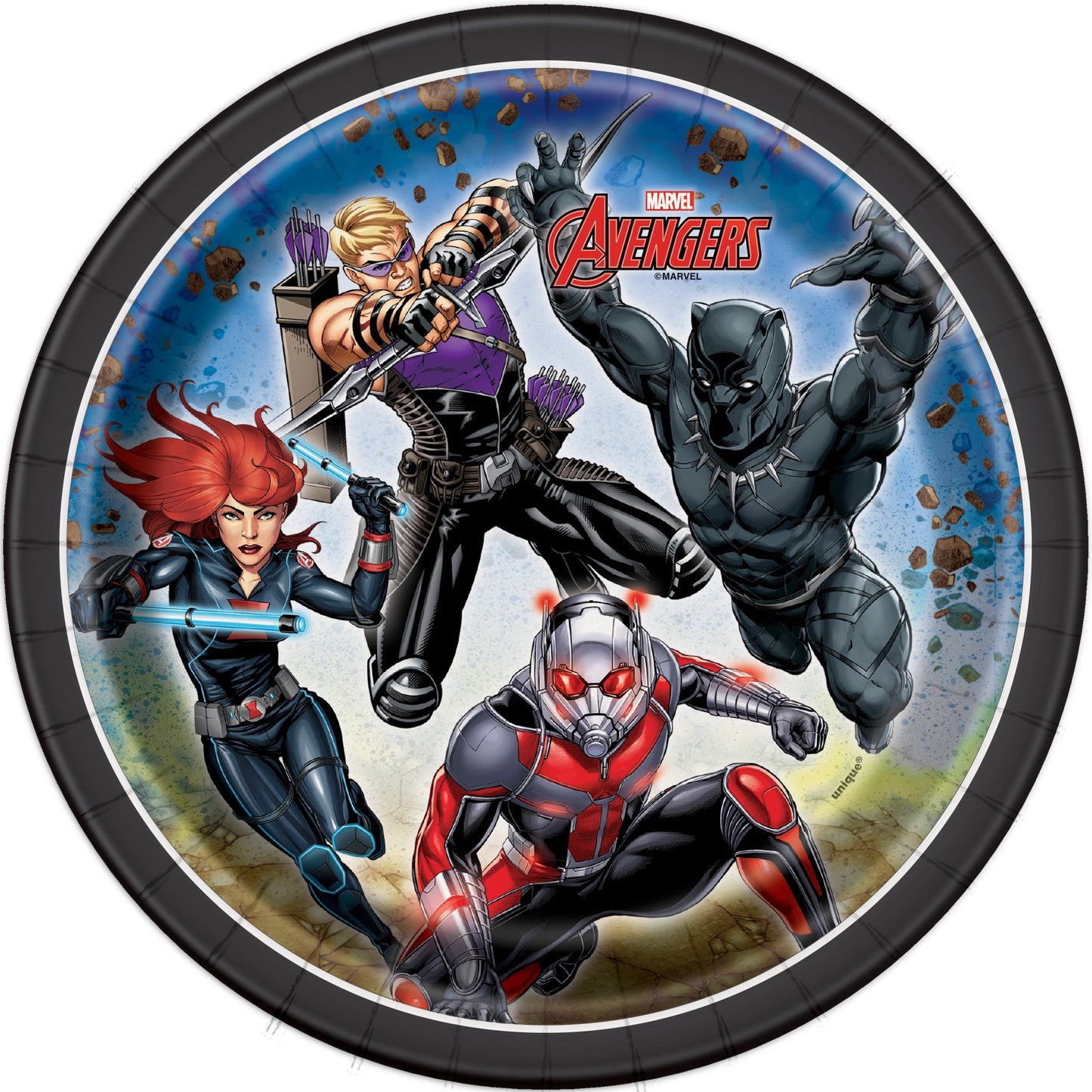 Avengers Round 7" Dessert Plates, 8ct