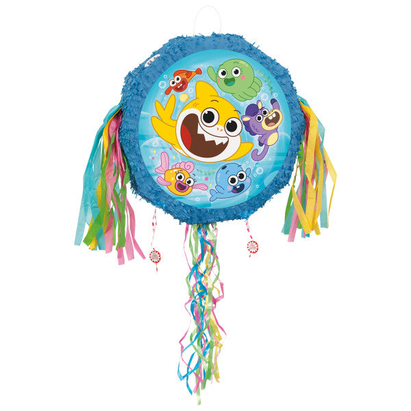 Baby Shark Drum Pull Pop-Out Pinata
