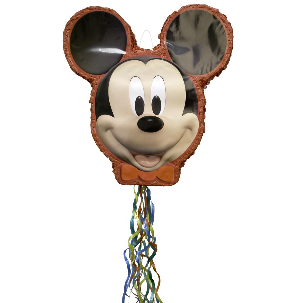 Disney Mickey Mouse Shaped Drum Pull Pinata