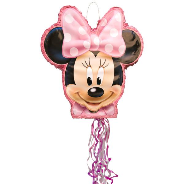 Disney Minnie Shaped Drum Pull Pinata