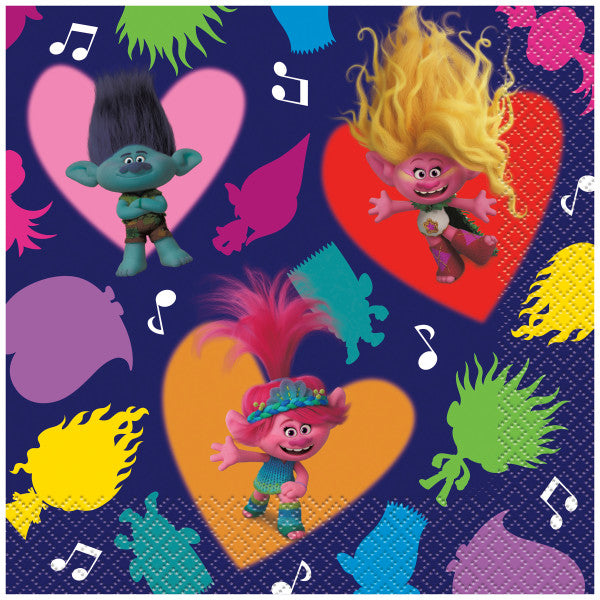Trolls Luncheon Napkins, 16ct