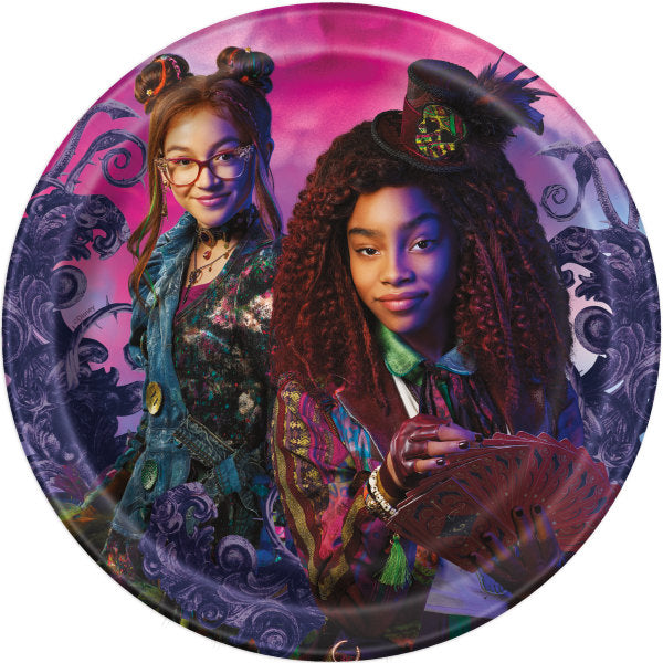 Disney Descendants 3 Round 7" Dessert Plates, 8ct