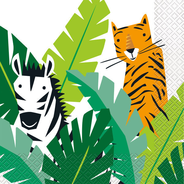 Animal Safari Luncheon Napkins, 16ct