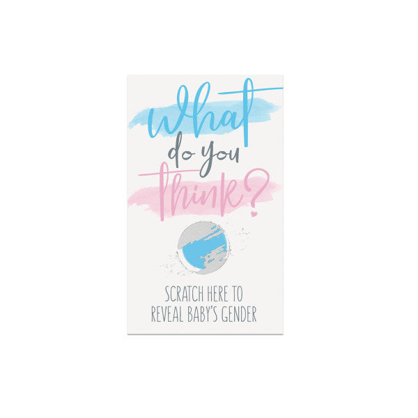 Gender Reveal Party Games, Boy Scratch-Off 10ct