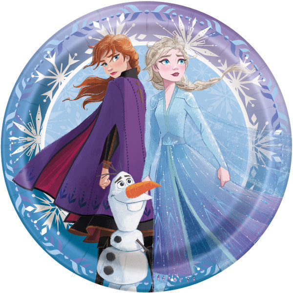 Disney Frozen 2 Round 7" Dessert Plates, 8ct