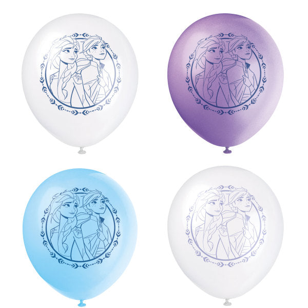 Disney Frozen 2 12" Latex Balloons, 8ct