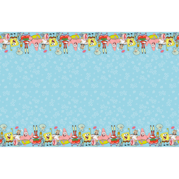 SpongeBob SquarePants Rectangular Plastic Table Cover, 54" x 84"