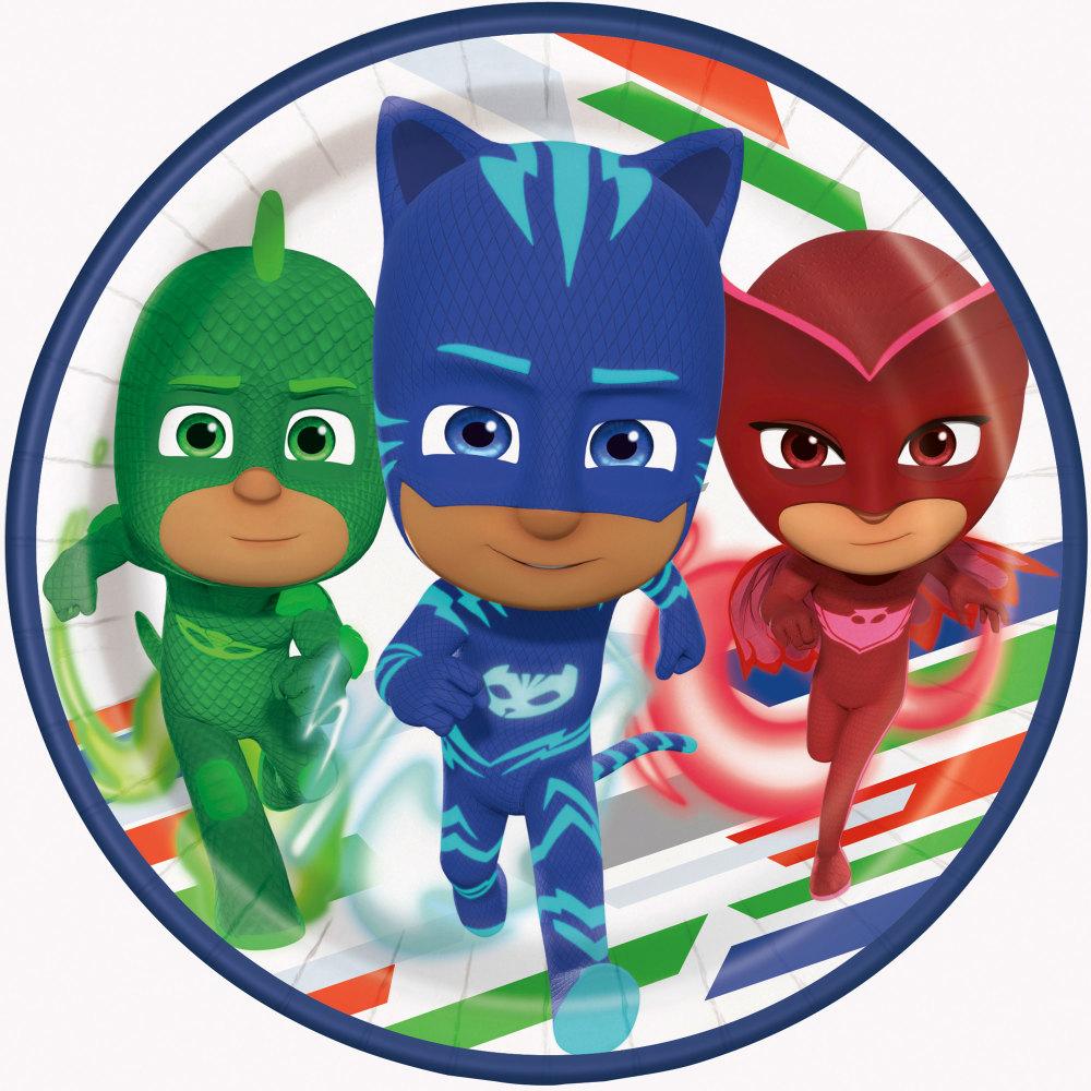 PJ Masks Round 7" Dessert Plates, 8ct