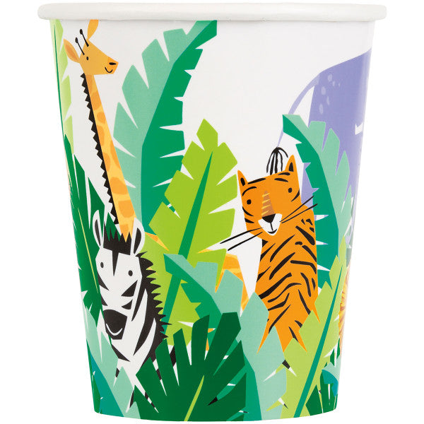 Animal Safari 9oz Paper Cups, 8ct