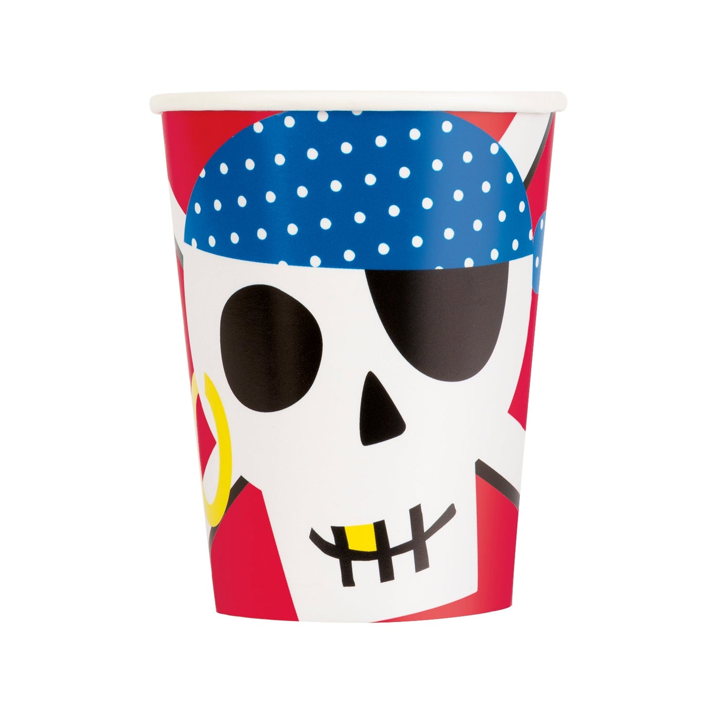 Ahoy Pirate 9oz Paper Cups, 8ct
