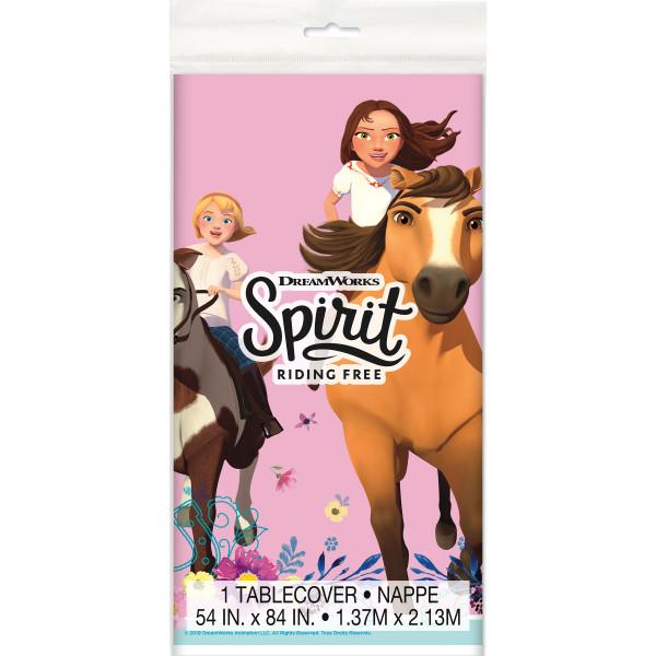 Spirit Riding Free Rectangular Plastic Table Cover, 54" x 84"