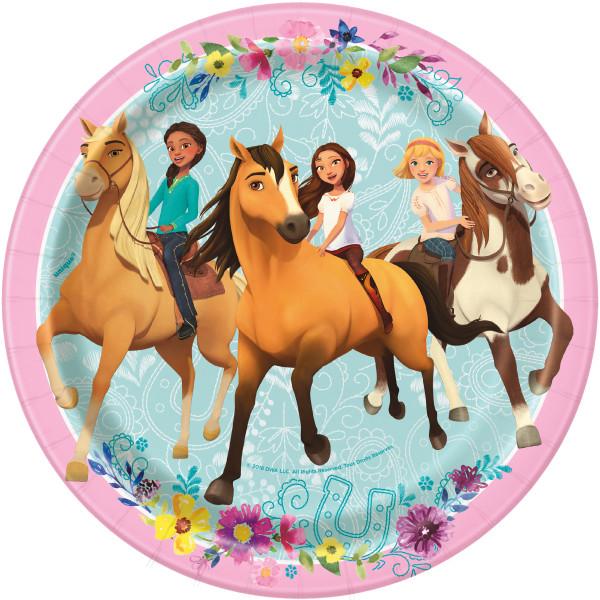 Spirit Riding Free Round 7" Dessert Plates, 8ct