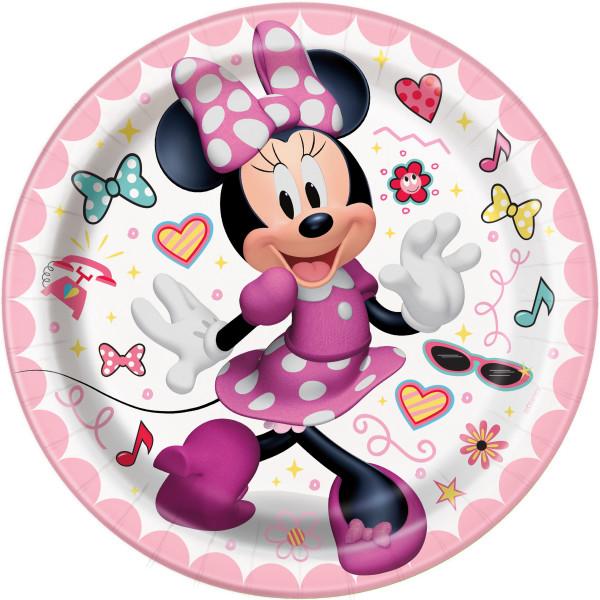 Disney Iconic Minnie Mouse Round 7" Dessert Plates, 8ct