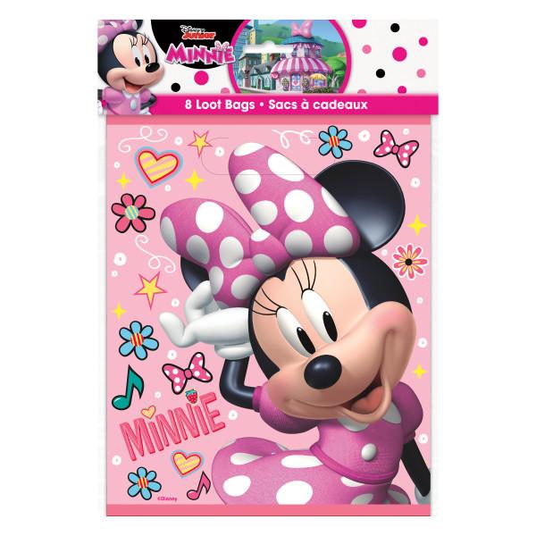 Disney Iconic Minnie Mouse Loot Bags, 8ct