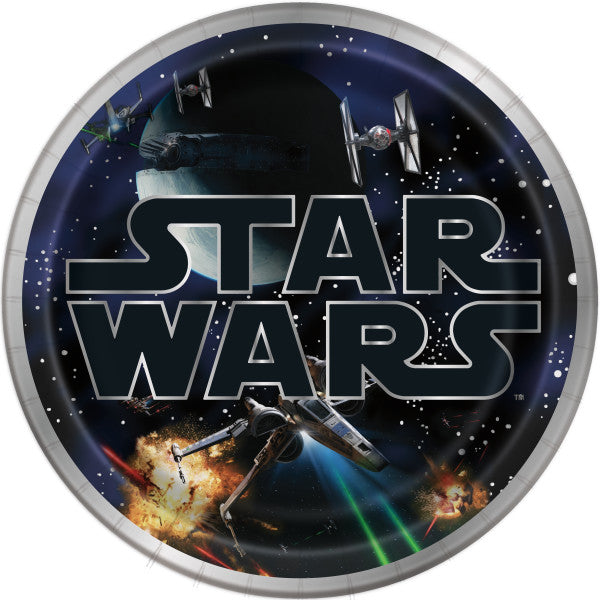Star Wars Classic Round 9" Dinner Plates, 8ct