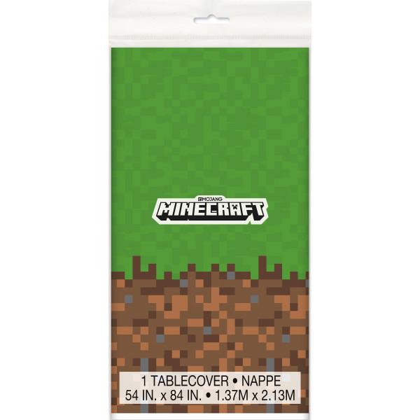 Minecraft Rectangular Plastic Table Cover, 54" x 84"