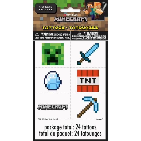Minecraft Tattoos, 24ct